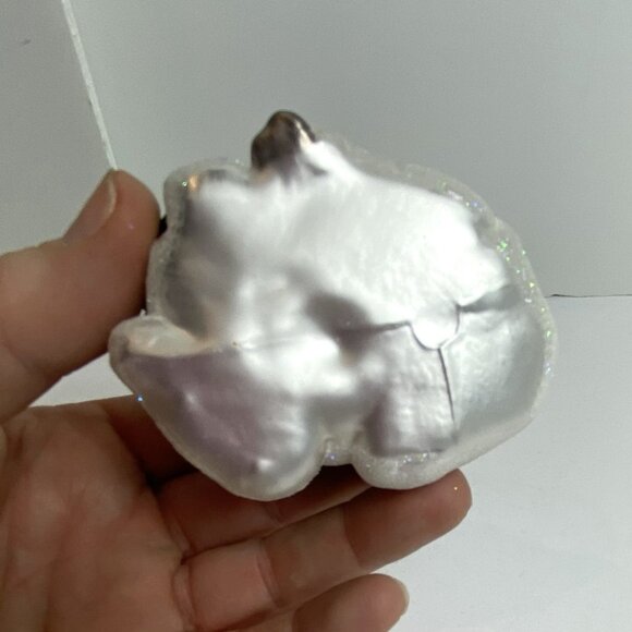 Old World Christmas Blown Glass LITTLE LAMB Sheep Holiday Ornament 2001 NWT - Picture 2 of 7